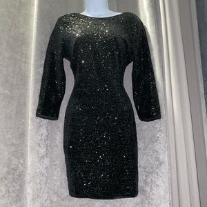 Fashion Nova sequin black dress 👗
